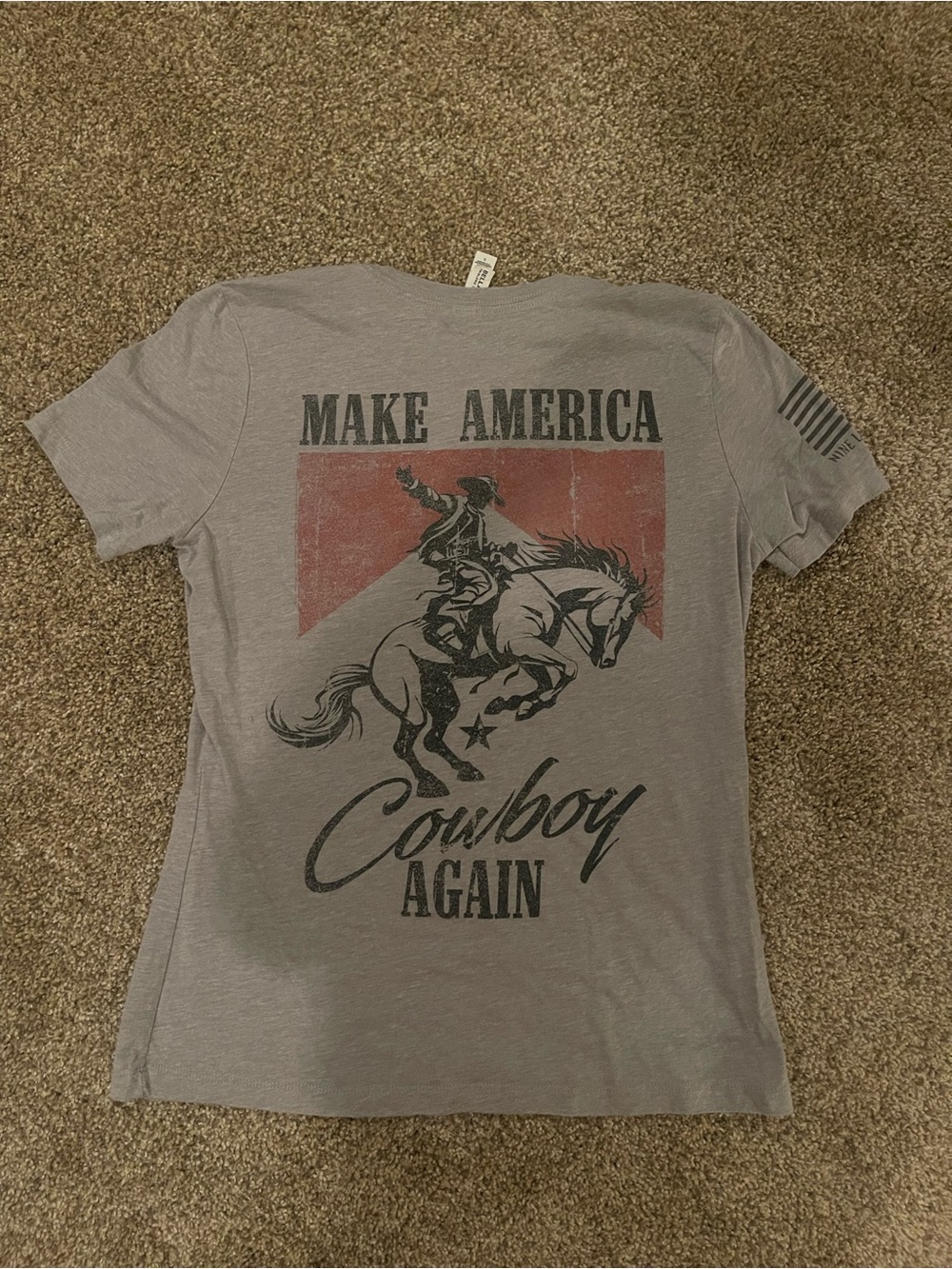 Women’s America Cowboy Graphic Tee - XS